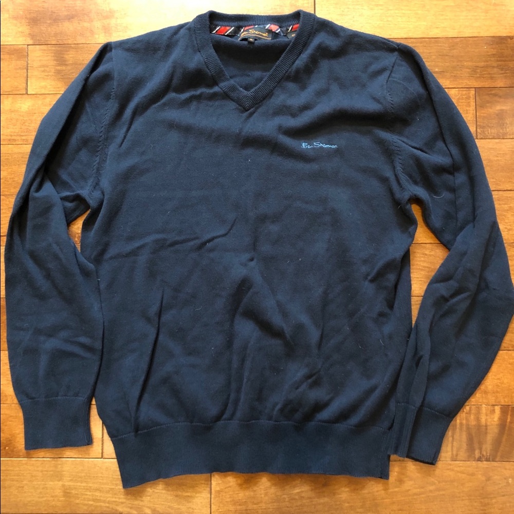 Ben Sherman Navy Blue Sweater